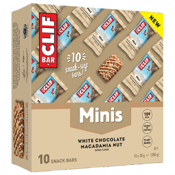 Clif Bar - Mini White Chocolate Macadamia Nut - Energieriegel Gr 28 g von Clif Bar
