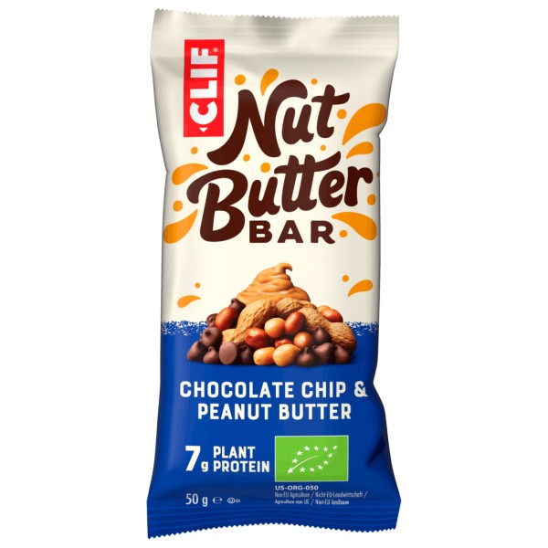 Clif Bar - Nut Butter Bar Chocolate Chip Peanut Butter - Energieriegel Gr 50 g von Clif Bar