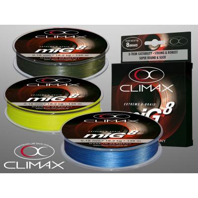 Climax miG8 Braid fluogelb 135m 0,08mm von Climax