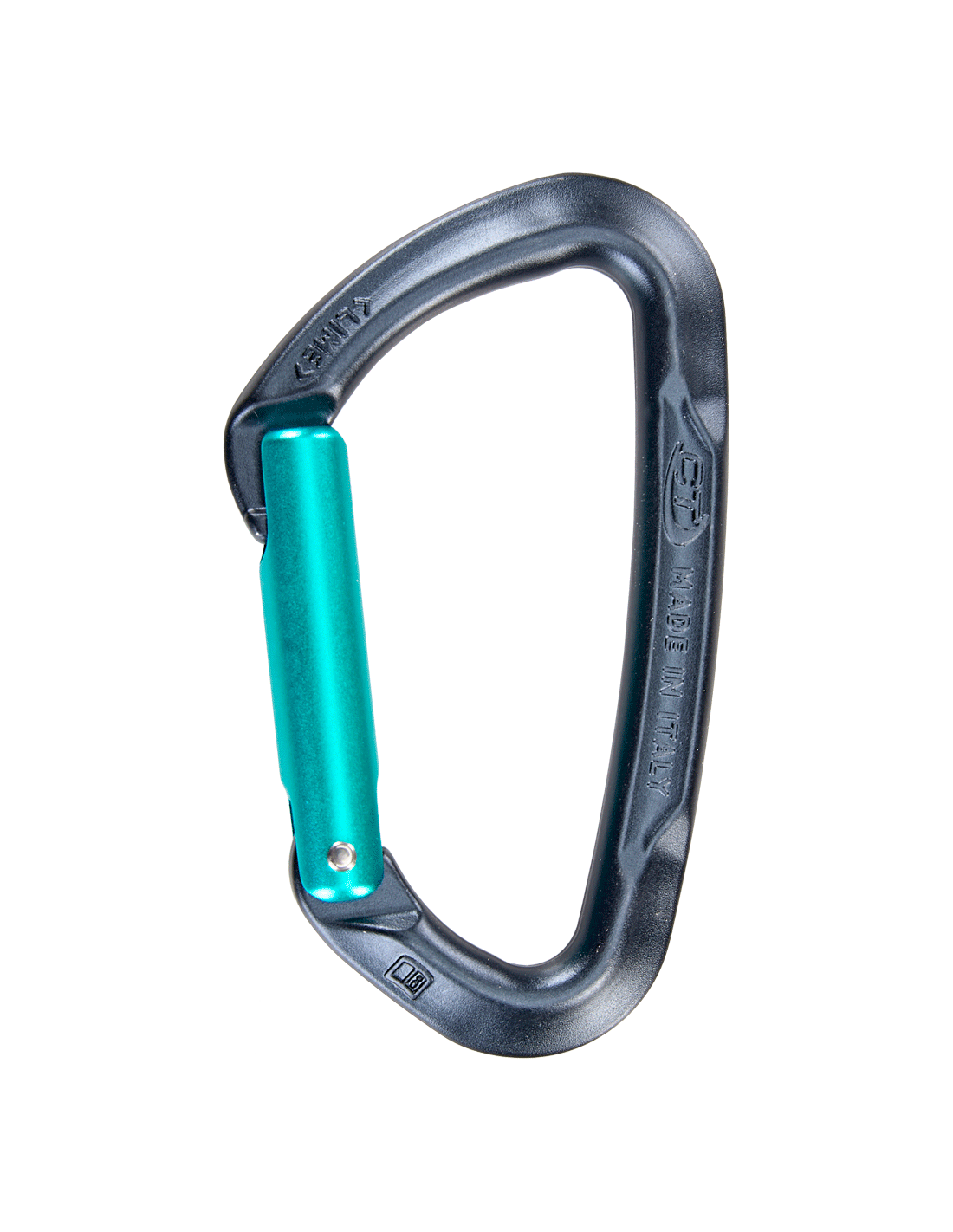 Climbing Technology Karabiner Lime S, anthrazit/aquamarin Karabiner Art - Normalkarabiner, Schnapper Art - Gerade, Karabiner Farbe - Anthrazit, von Climbing Technology