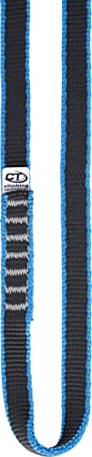 Climbing Technology Unisex – Erwachsene Looper Pa 60 cm Gurtband, grau/blau, 60cm von Climbing Technology