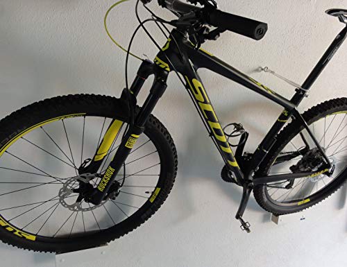 Clipboart® Wandhalterung Halterung Wandmontage Schrägmontage von MTB Rennräder Fixies Fahrrad E-Bikes Enduro (Multiplex-Weiß) von Clipboart