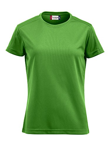 Damen Funktions T-Shirt aus Polyester von CLIQUE. Das T-Shirt für den Sport, perforiert und feuchtigkeitsabführend von notrash2003 (Apfelgrün, M) von Clique