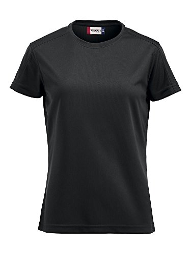 Damen Funktions T-Shirt aus Polyester von CLIQUE. Das T-Shirt für den Sport, perforiert und feuchtigkeitsabführend von notrash2003 (Schwarz, XL) von Clique