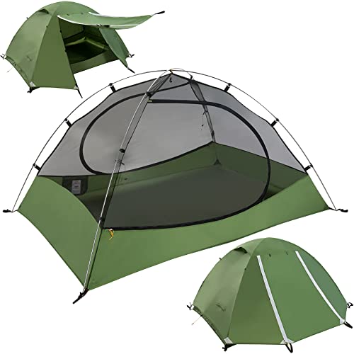 Clostnature 3 Jahreszeiten Zelt für Camping - 2/3/4 Personen Wasserdichtes Outdoor Zelt Ultraleichtes Trekking Zelt, Kompakt Zelt mit kleinem Packmaß für Familie, Strand, Festival, Gruppe von Clostnature