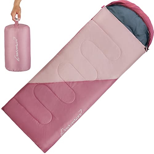 Clostnature Leichter Schlafsack für Camping – Outdoor Lässiger Deckenschlafsäcke mit Kleines Packmaß für Erwachsene, Damen, Herren, Wandern, Sport, Bergsteigen(Links Reißverschluss) von Clostnature