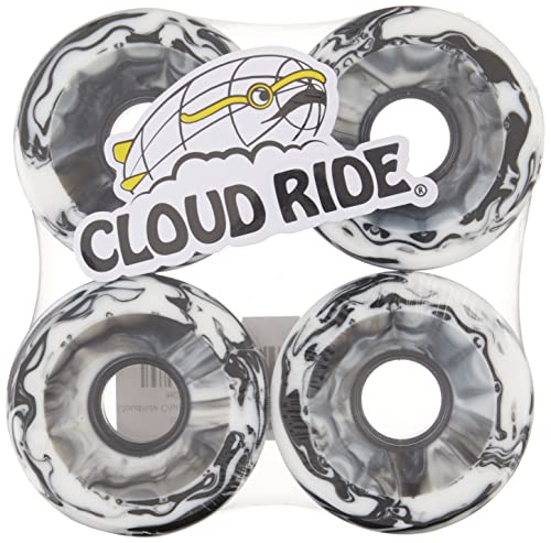 Cloud Ride! 65 mm Cruiser Longboard-Räder, Schwarzer Marmor von Cloud Ride!