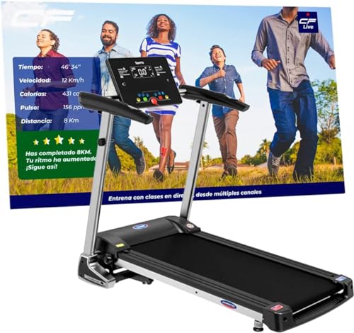 Clover Laufband Intelligentes T800, Trainingsmaschine 12 Zoll LCD, Walking pad für zuhause mit Fernbedienun von Clover fitness