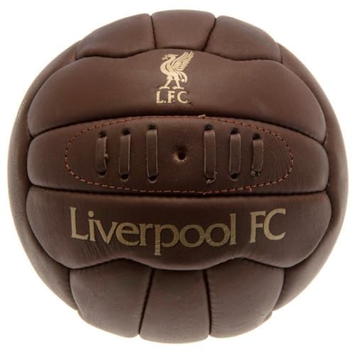 Liverpool F.C. Hy-Pro Offiziell lizenzierter Heritage Ball | Größe 5, Braun, Merchandise, Sammlerstück für Kinder und Erwachsene von Liverpool FC