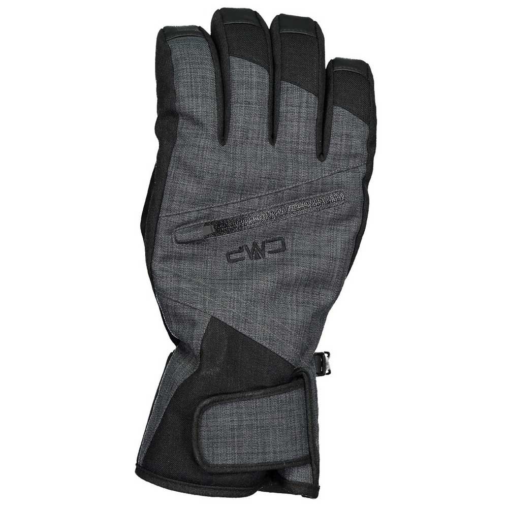 Cmp Fleece 6525100 Gloves Schwarz,Grau 9 Mann von Cmp