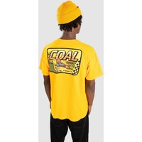 Coal Corduroy Cutter T-Shirt mustard von Coal