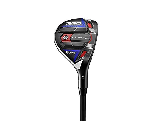 COBRA Herren 2021 Radspeed One Length Hybrid Matt Schwarz-Red-Blue Rechtshänder, UST Recoil 480 ESX, Senior Flex, 18, Mattschwarz-rot-blau, Standard von COBRA