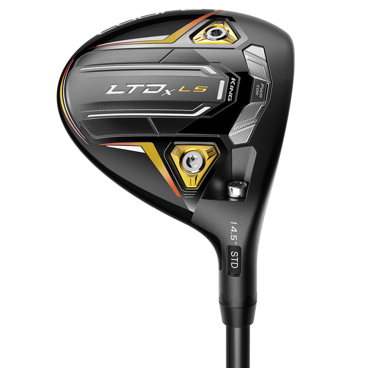 Cobra Golf Black and Yellow King LTDx LS Right Hand Tensei av Raw Stiff Golf Fairway Wood, Size: 14.5° | American Golf von Cobra Golf