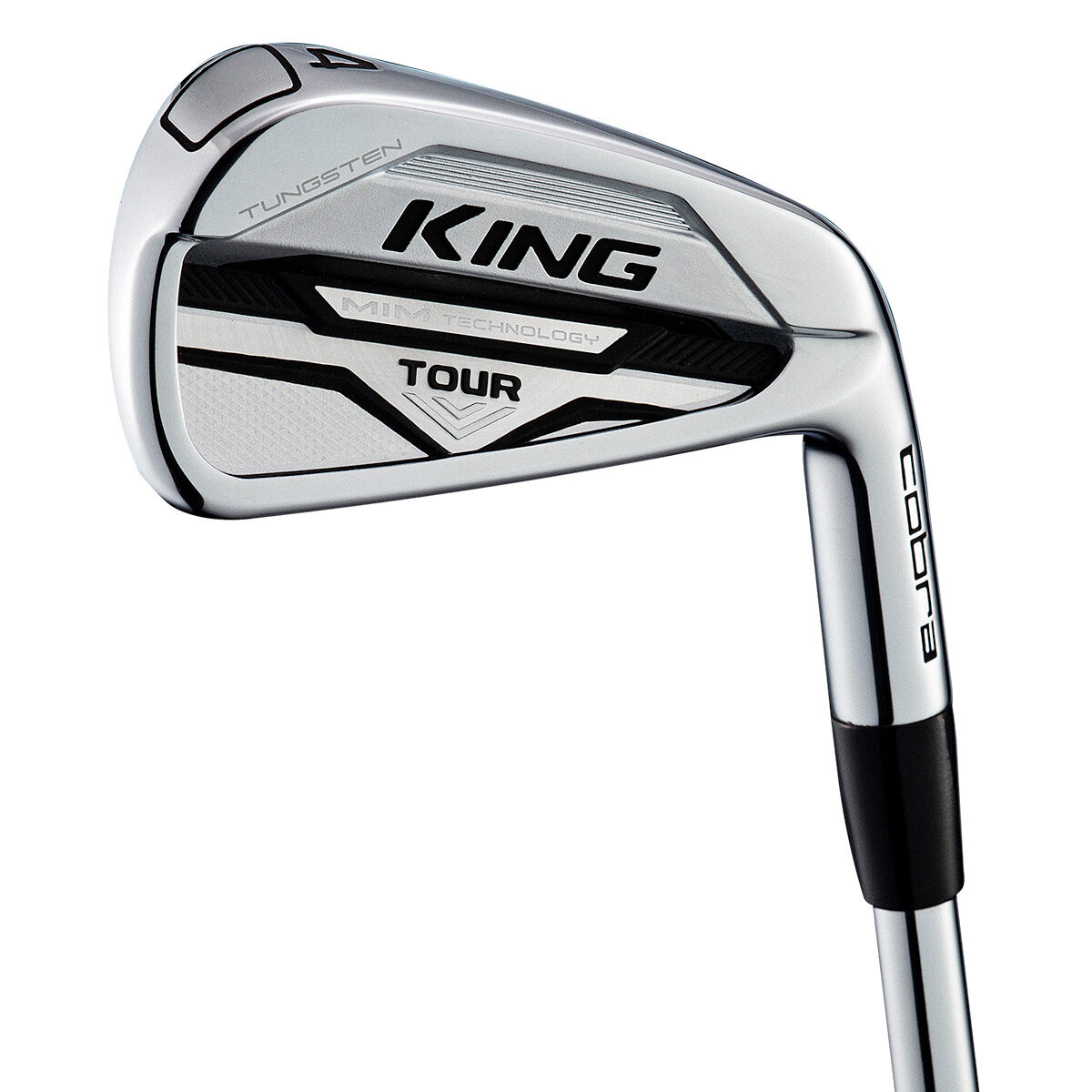 Cobra Golf Mens Silver And Black King Tour Right Hand Steel 7 Golf Irons, Size: 4-PW | American Golf von Cobra Golf