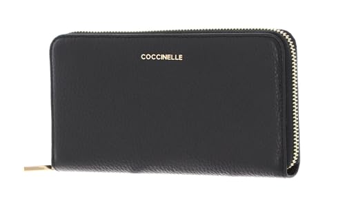 Coccinelle Metallic Soft - Geldbörse 12cc 19 cm black von Coccinelle