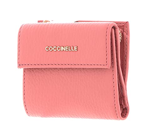 Coccinelle Metallic Soft Mini Wallet Grainy Leather Camelia von Coccinelle