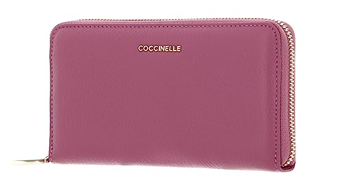 Coccinelle Metallic Soft Wallet Grained Leather Pulp Pink von Coccinelle