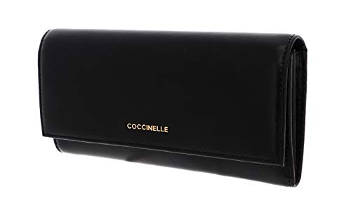 Coccinelle Metallic Textured Wallet Noir von Coccinelle