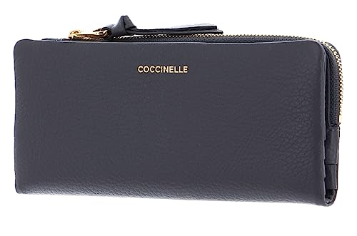 Coccinelle Softy Wallet Grained Leather Ardesia von Coccinelle
