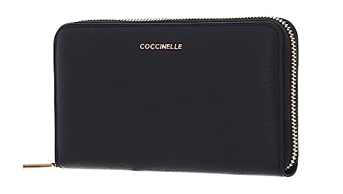 Coccinelle Metallic Soft - Geldbörse 7cc 18 cm Black von Coccinelle