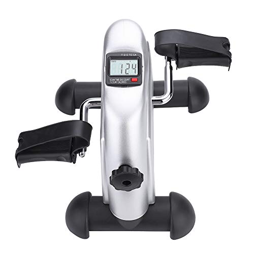 Mini Bike Heimtrainer Pedaltrainer Arm- und Beintrainer Minifahrrad Bewegungstrainer Fahrradtrainer für Senioren mit LCD-Bildschirmanzeige und Einstellbarer Widerstand Trainingsgerät Fitnessgerät von Cocoarm