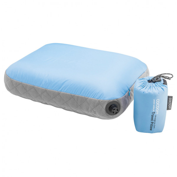 Cocoon - Air Core Ultralight Pillow - Kissen Gr 40 x 55 cm blau/grau von Cocoon