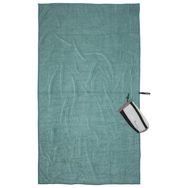 Cocoon - Eco Travel Towel - Mikrofaserhandtuch Gr 120 x 60 cm;60 x 30 cm grün von Cocoon