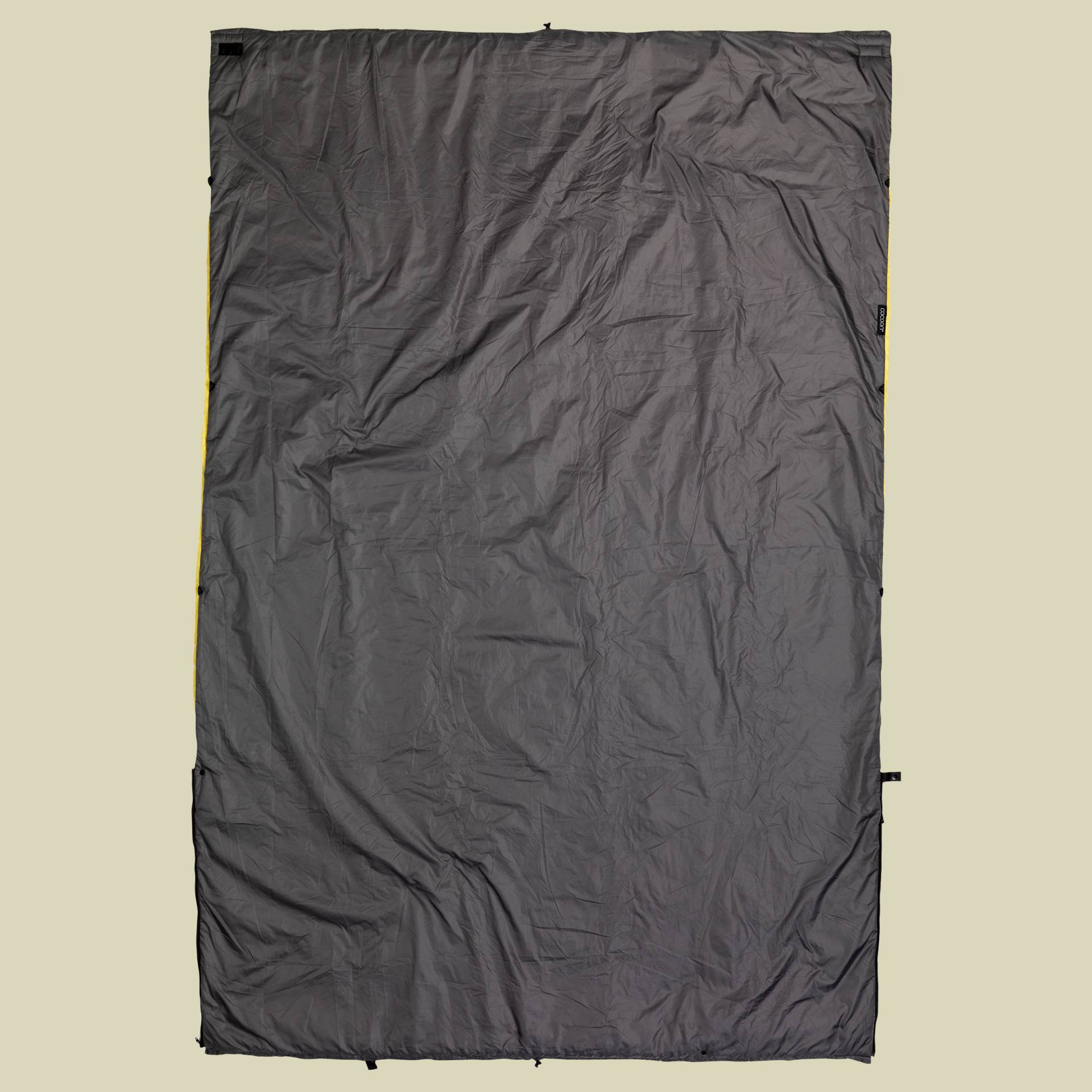 Cocoon Hammock Top Quilt Decke für Hängematte Maße: 210 x 140 cm Farbe: shale/yellow sheen von Cocoon