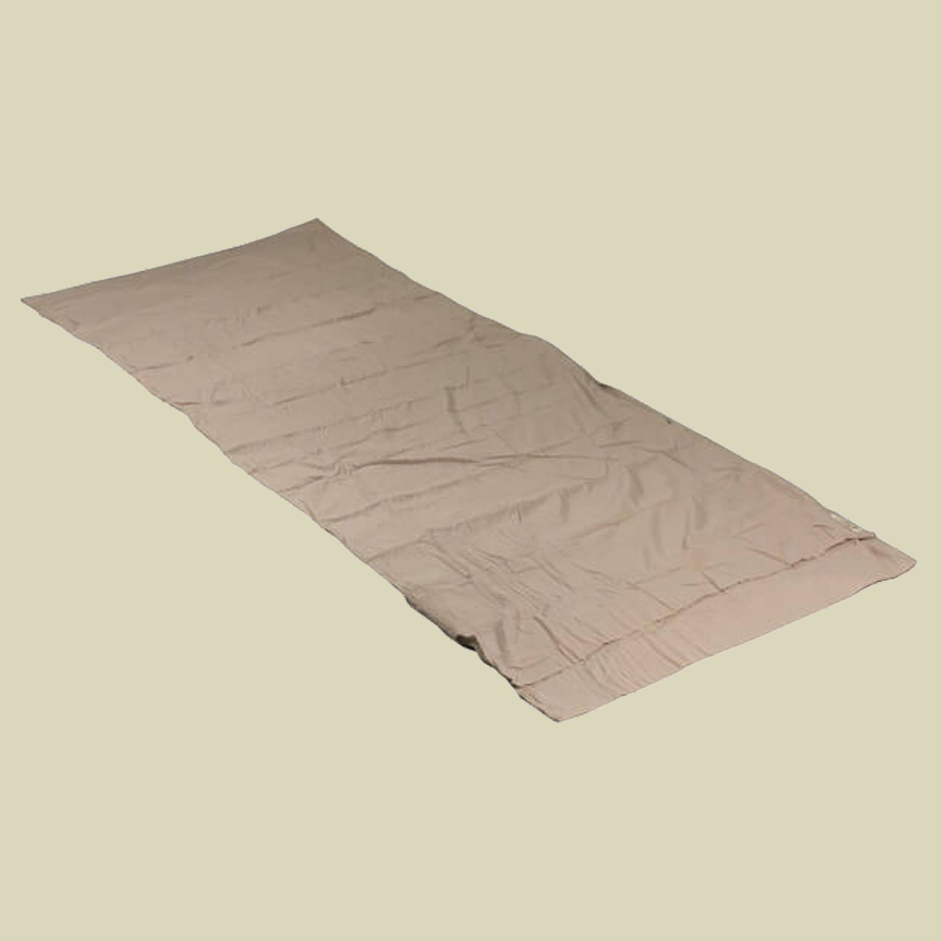 Insect Shield TravelSheet Egyptian Cotton Größe 210 x 82 cm Farbe sand von Cocoon