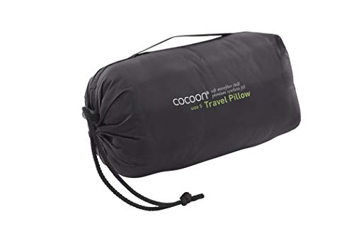 cocoon Reisekissen aus Mikrofaser, Schwarz, 25,4 x 33 cm von cocoon
