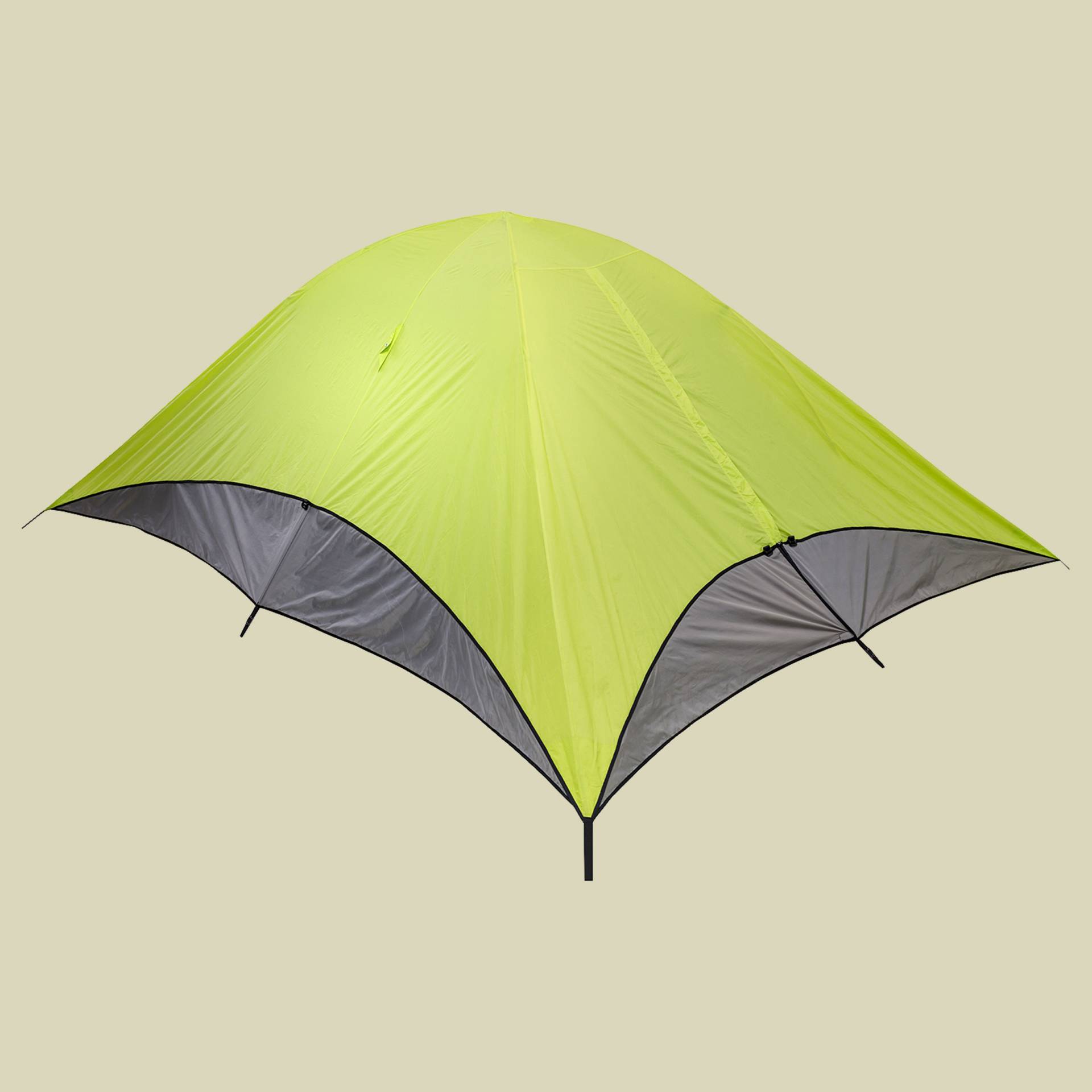 Mosquito Dome Rain Fly/Shade Fly-Extended Version mit verlängerten, aufrollbaren Seitenteilen Farbe lime/slate von Cocoon