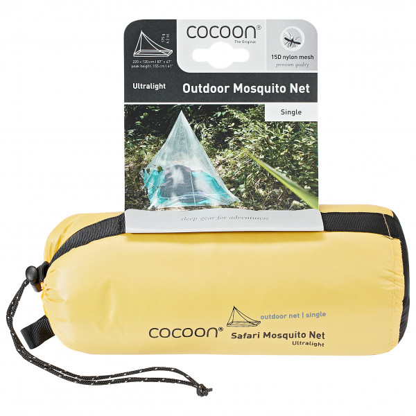 Cocoon - Mosquito Outdoor Net Ultralight - Moskitonetz Gr 220 x 120 cm;230 x 150 cm grün von Cocoon