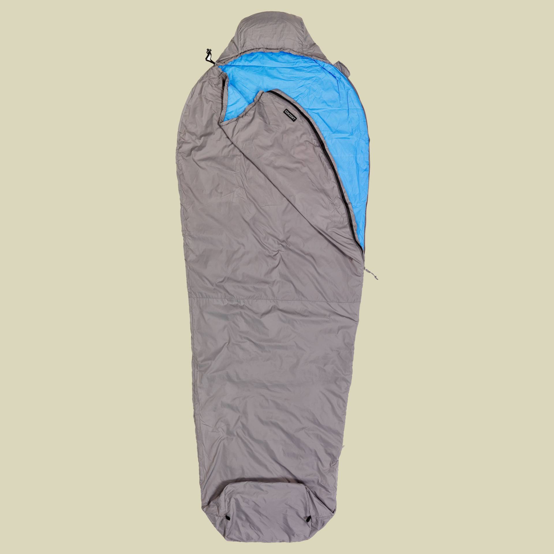 Mountain Wanderer bis Körpergröße 200 cm (long) Farbe volcano grey/light blue von Cocoon
