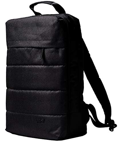 Cocoon TECH - Laptop Rucksack mit besonderem Organisationssystem / Praktischer Backpack für Laptops / Daypack / Rucksack für Tablet, Laptop / 2 Reißverschlussfächer / Schwarz - 10" Zoll & 16" Zoll von Cocoon