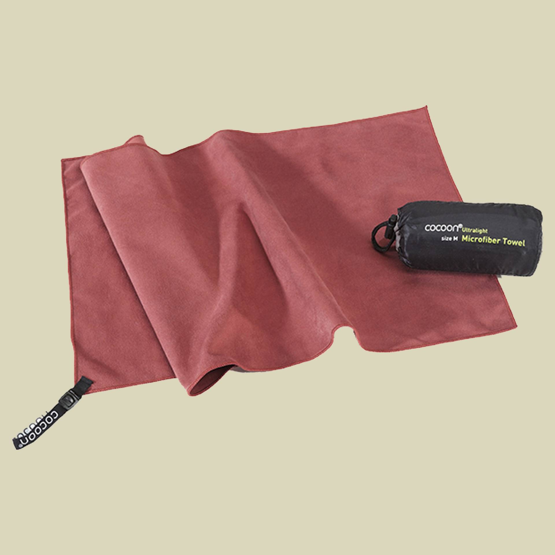 Cocoon Towel Ultralight Reisehandtuch Größe small marsala red von Cocoon