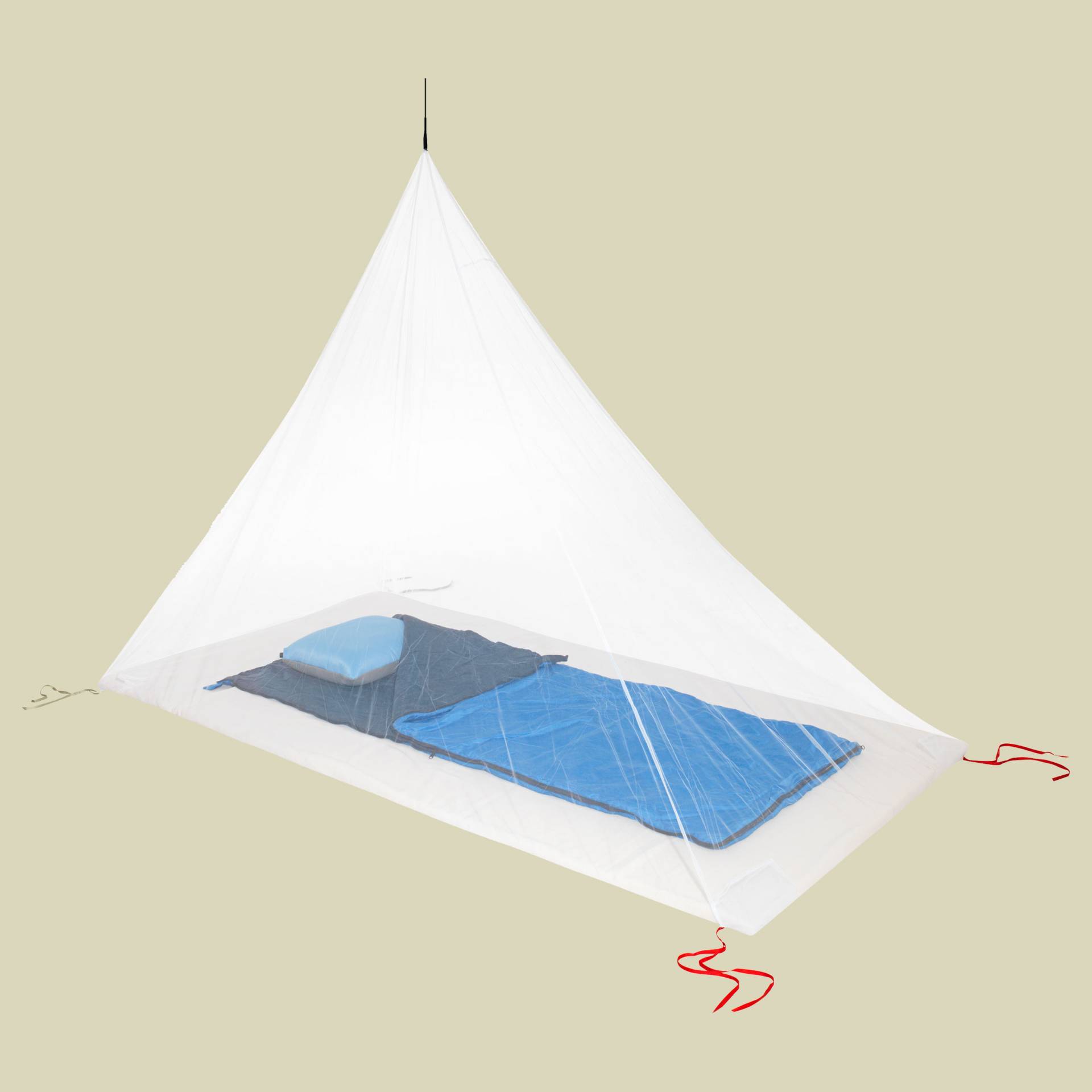 Cocoon Travel Mosquito Net Ultralight Single Moskitonetz für den Innenbereich Maße 230 x 130 cm white von Cocoon
