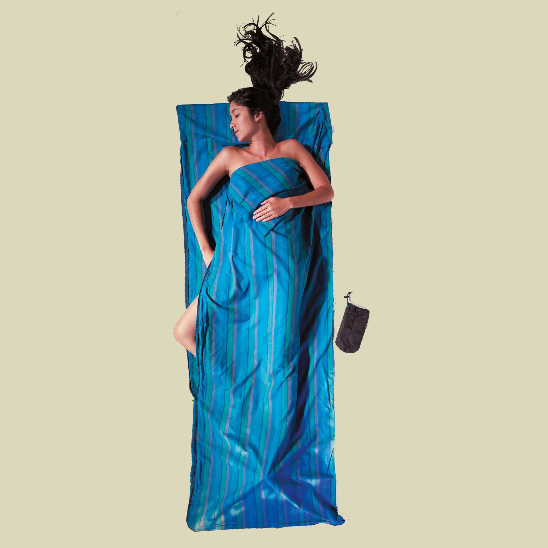 Cocoon TravelSheet-Coupler koppelbarer Leicht-Schlafsack 220 x 83 cm von Cocoon