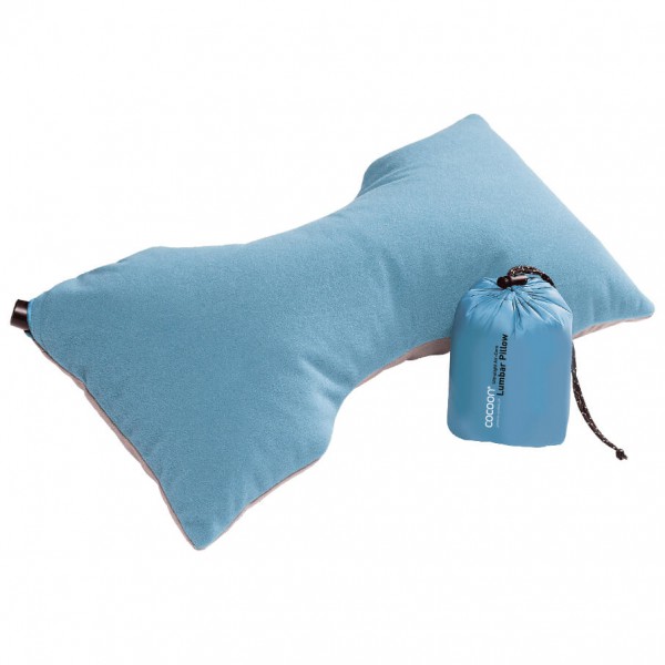 Cocoon - Ultralight Lumbar Support Pillow - Kissen Gr 42 x 21 x 11 cm blau/grau von Cocoon