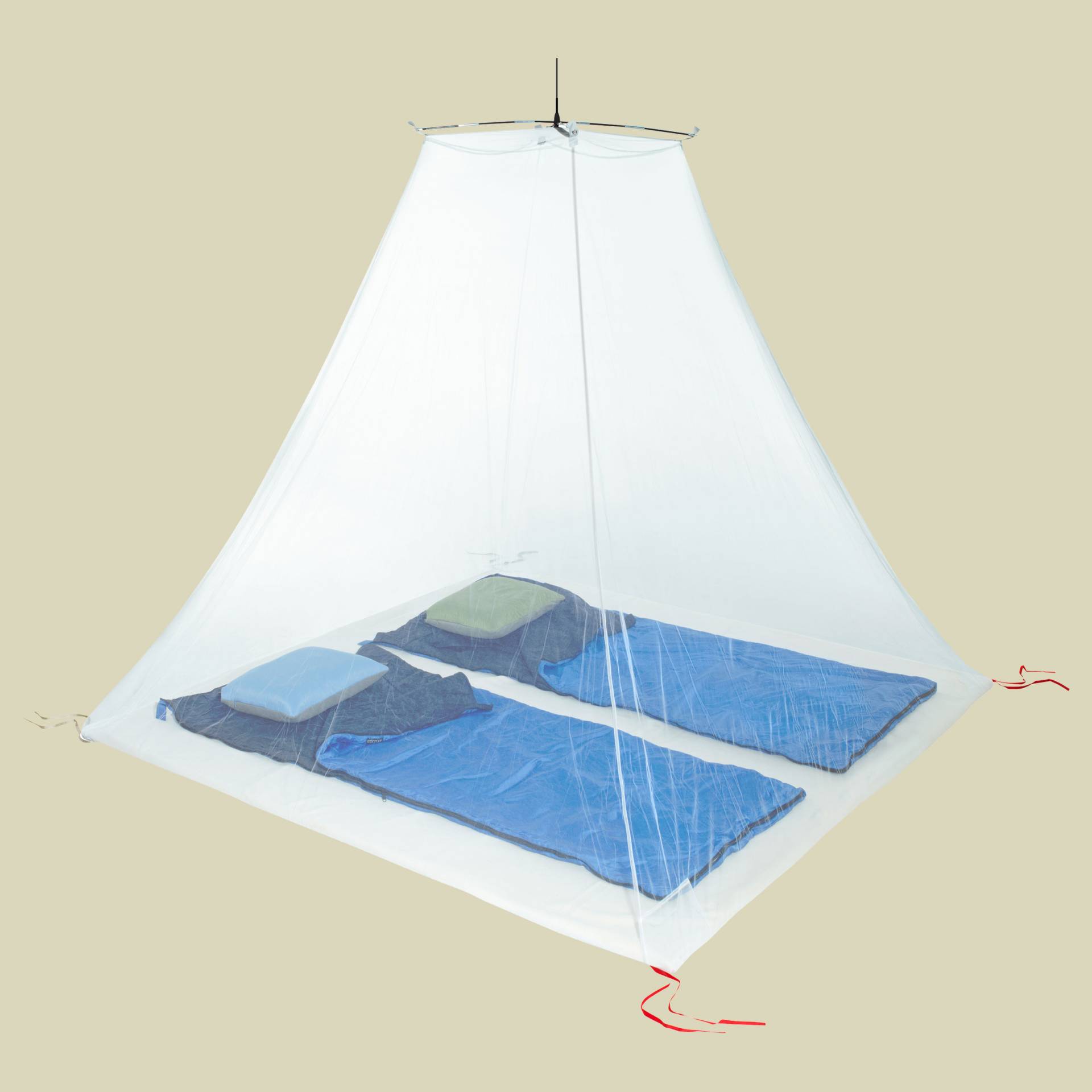 Travel Mosquito Net Ultralight Double  Maße 220 x 200 cm Farbe white von Cocoon