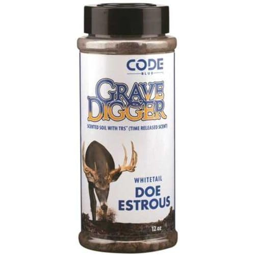 Code Blue Unisex-Erwachsene 12 oz Grave Digger Doe Estrous 340 ml, Braun von Code Blue