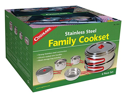 Coghlans Unisex – Erwachsene Family Kochset, Silver, One Size von Coghlan