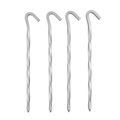 Relags Coghlans Alu Zelt Heringe, gedreht, Silber, 23 cm von Coghlan