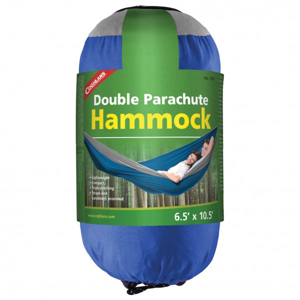 Coghlans - Hängematte Parachute - Hängematte Gr Double blau/grün/oliv von Coghlans