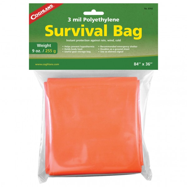 Coghlans - Survival Bag - Biwaksack Gr 210 x 90 cm bunt von Coghlans