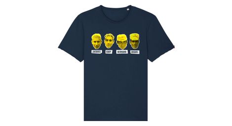 t shirt cois icones du tour de france bleu von Çois