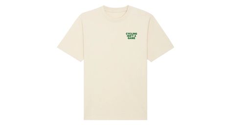 t shirt oversize unisex cois   cycling isn t a game   beige von Çois