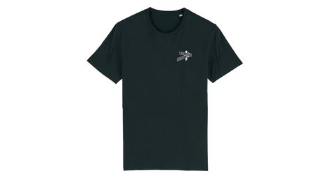 t shirt unisex cois   roubaix road sign   schwarz von Çois