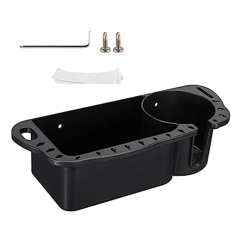 Colcolo Boots-Organizer, Bootssitz-Aufbewahrung, wasserdichter mit Drainage, Bootsbecherhalter, Angelteile für -Fliegenfischerausrüstung, Schwarz von Colcolo