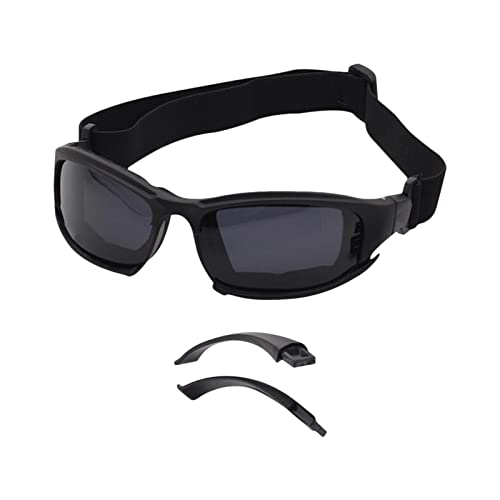 Colcolo Sportbrillen Brillen Unisex Brillen Fahrradbrillen Anti UV Winddicht zum Laufen Radfahren Bergsteigen Fußballzubehör - GRAU von Colcolo