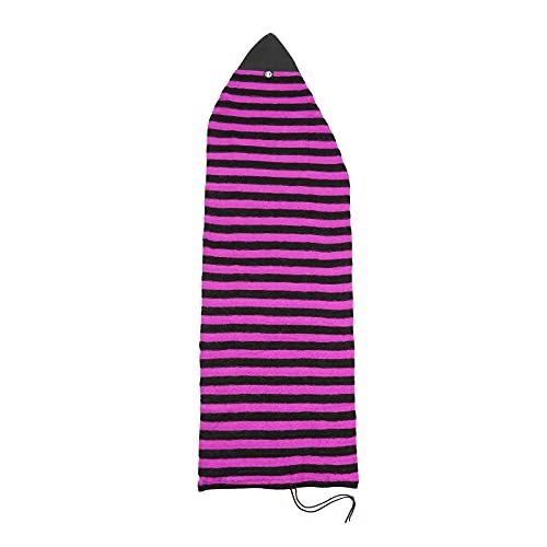 Colcolo Surfboard Socke Gepolsterte Nase Schützt Das Board Stretch Atmungsaktives Material Hält Das Surfboard Surf Socken Longboard Shortboard, rot, 5,8 Fuß von Colcolo